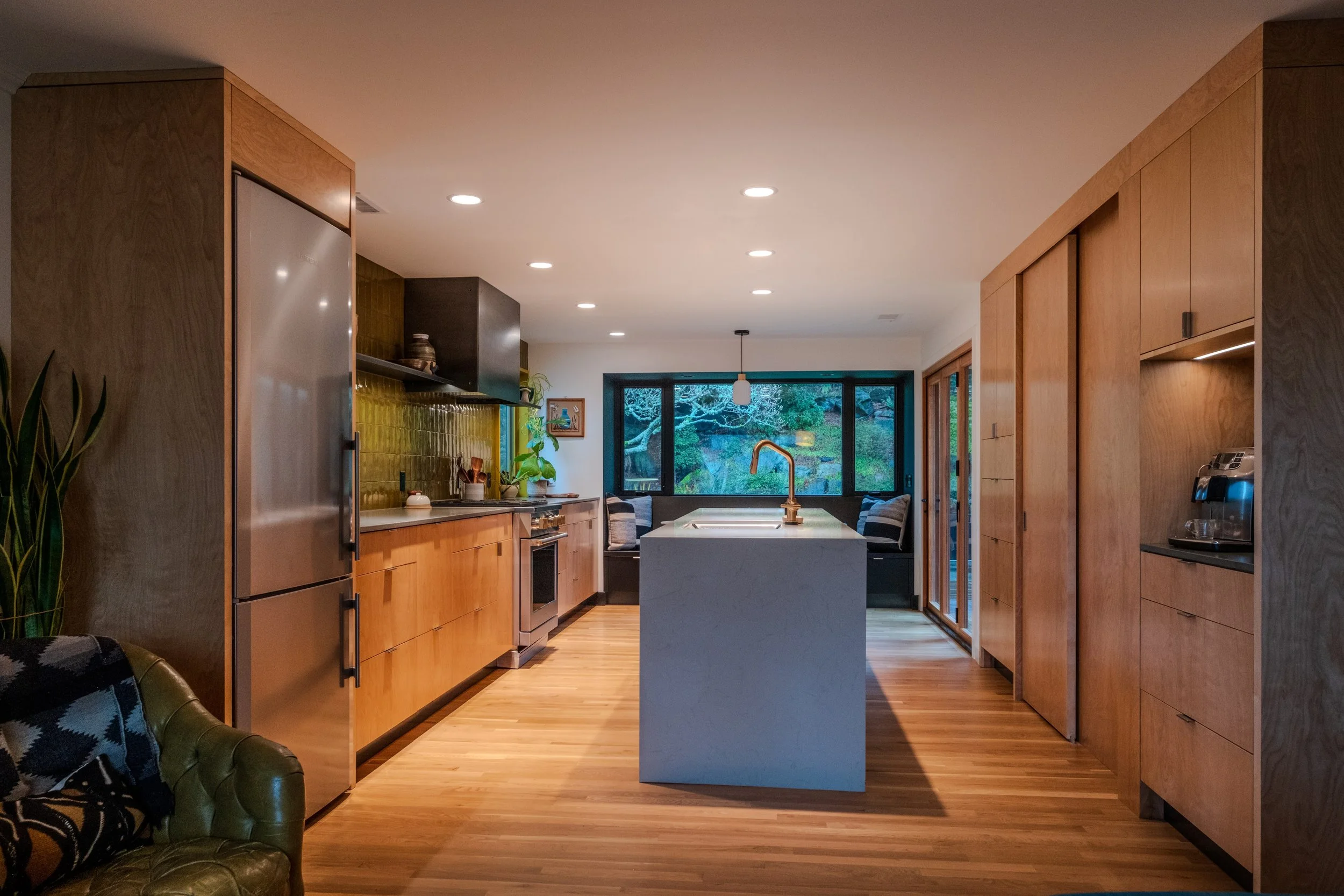 Warm Pacific Northwest interior renovation
